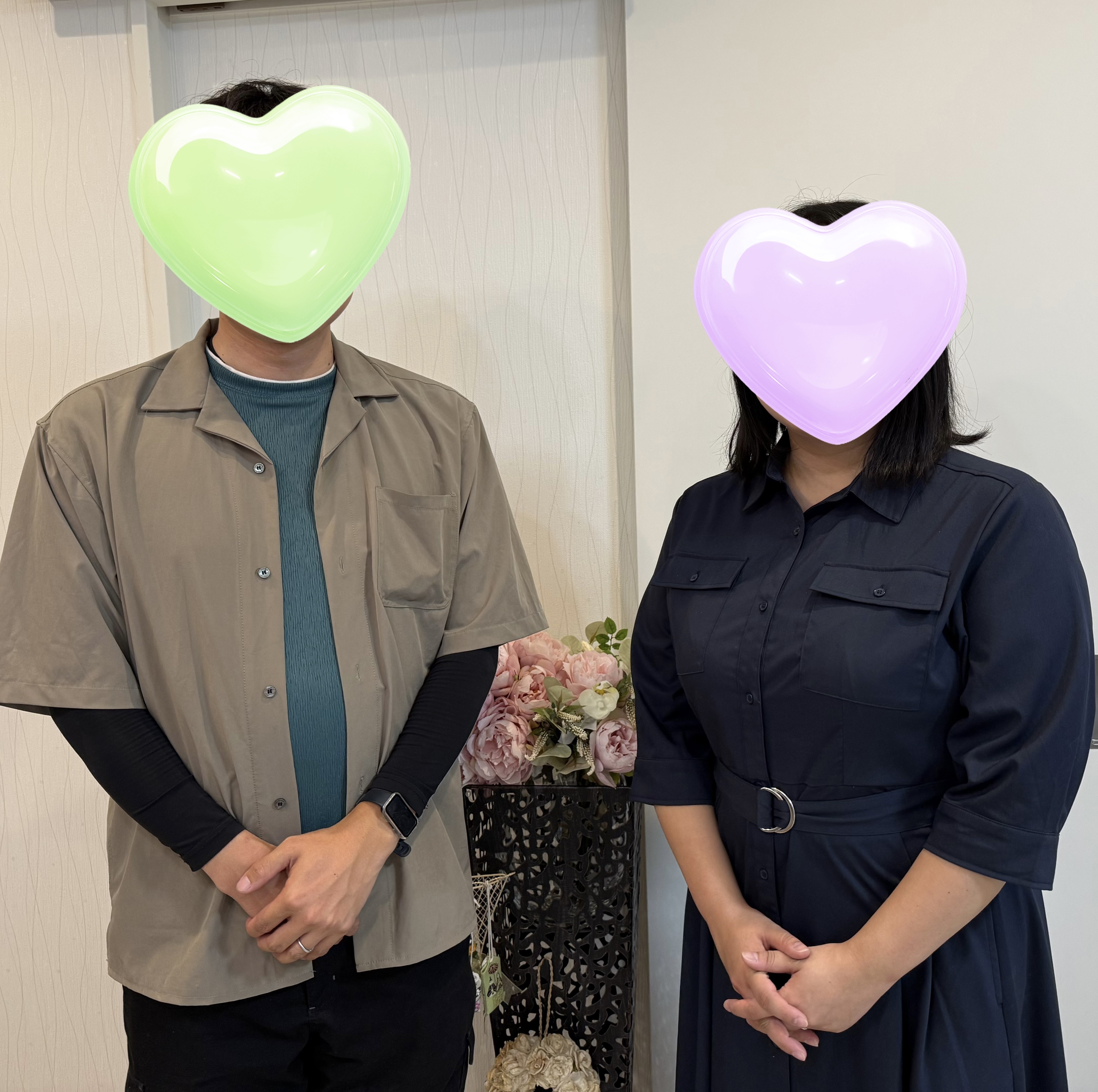 相性良くお似合いカップル!